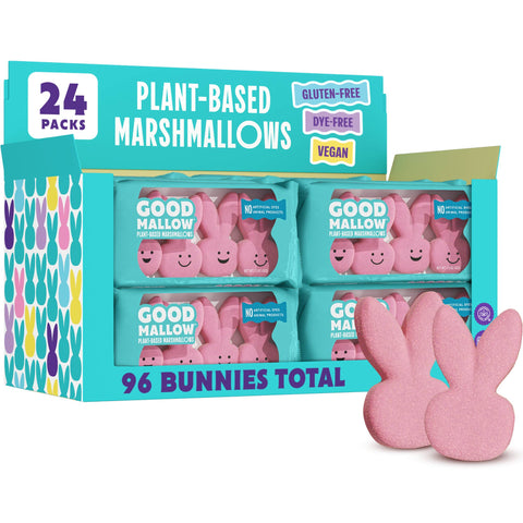 GoodMallow Plant-Based Easter Bunny Marshmallows