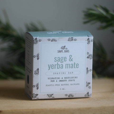 Sage & Yerba Mate Shaving Cream Bar