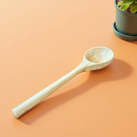 Bamboo Ladle Straining Spoon