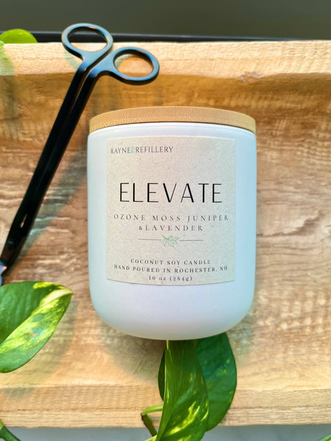 Non-Toxic Coconut Soy Wax Candle in Granite Vessel & Refills