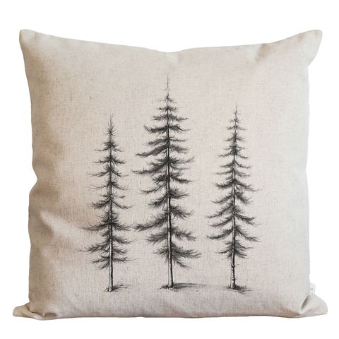 Tree Trio Pillow Cover