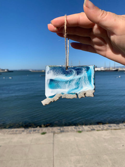 Connecticut State Ocean Ornament
