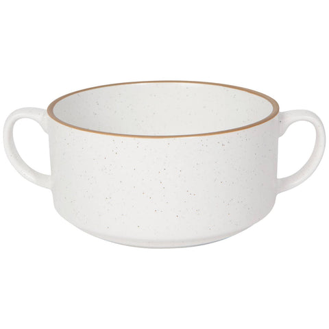 Stoneware Soup Bowl | White