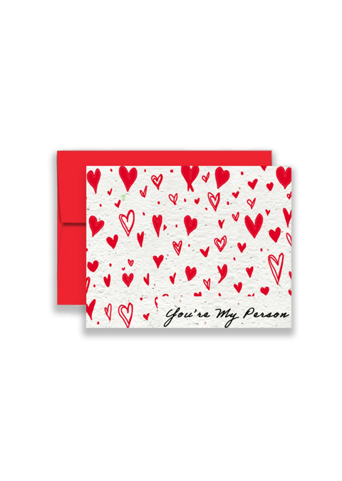 You're My Person Wildflower Seed Paper Card