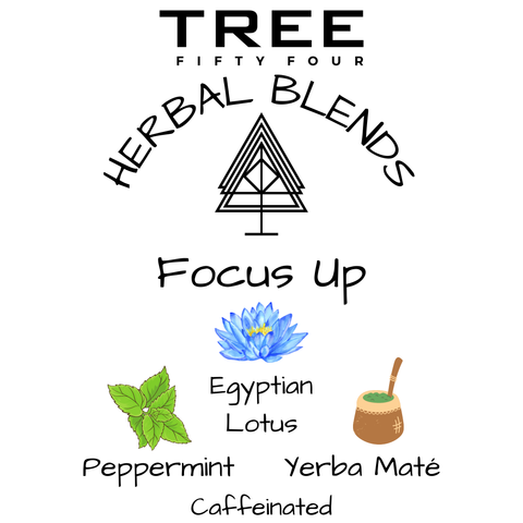 Focus Up Herbal Tea Blend | 2oz, 4oz, 8oz | Bulk Tea