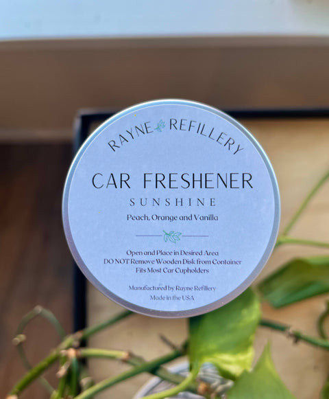 Essential Oil & Wood Refillable Car Freshener