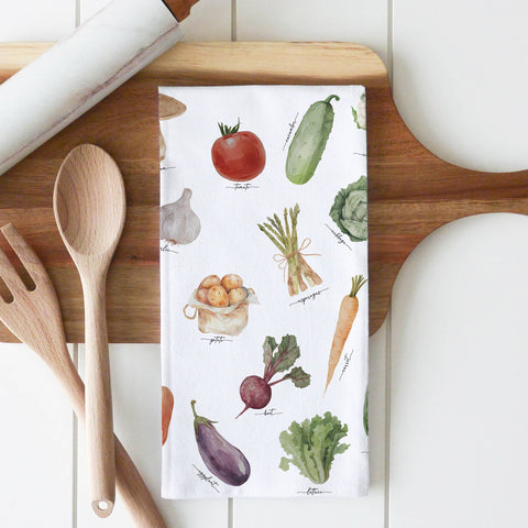 Vegetables Tea Towel