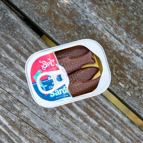 Milk Chocolate Sardines in Can