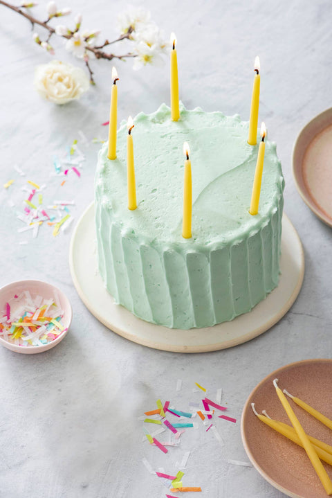 Spring 100% Pure Beeswax Birthday Candles