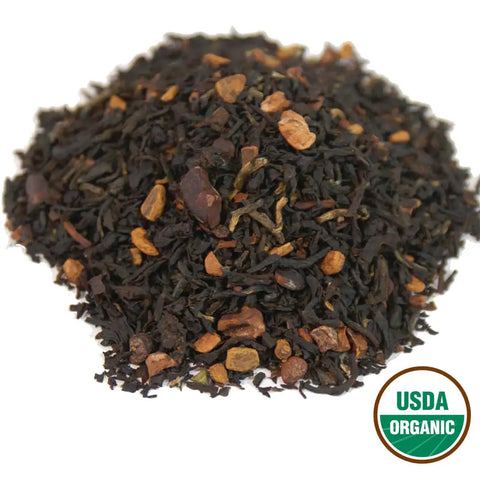 Cinnamon Chocolate Brownie Organic Black Tea - Bulk, 1lb