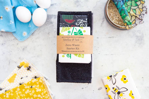 Zero Waste Starter Kit, Greyscale, EcoFriendly, Wedding Gift