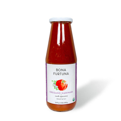 Organic Italian Imported Marinara Pasta Sauce with Oregano Flowers
