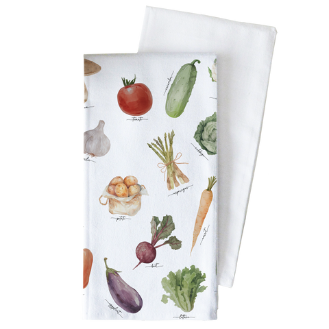 Vegetables Tea Towel