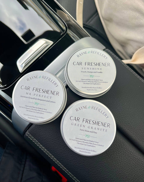 Essential Oil & Wood Refillable Car Freshener