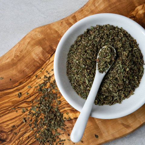Organic Italian Grown Dried Basil