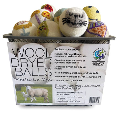 Sea Creatures: Eco Wool Dryer Balls Fair Trade