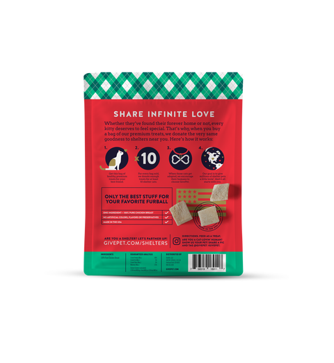 GivePet Santa Claws Freeze Dried Christmas Cat Treats | 1.25 oz