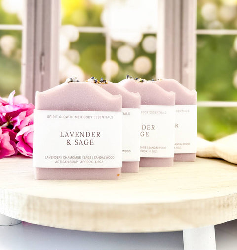 Lavender and Sage - Handcrafted Artisan Soap Bar