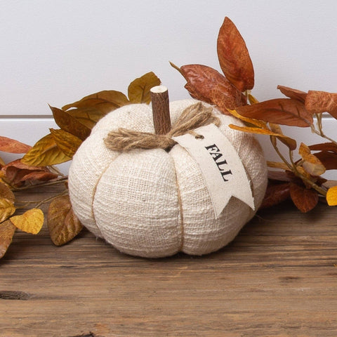 Cream Knit Pumpkin
