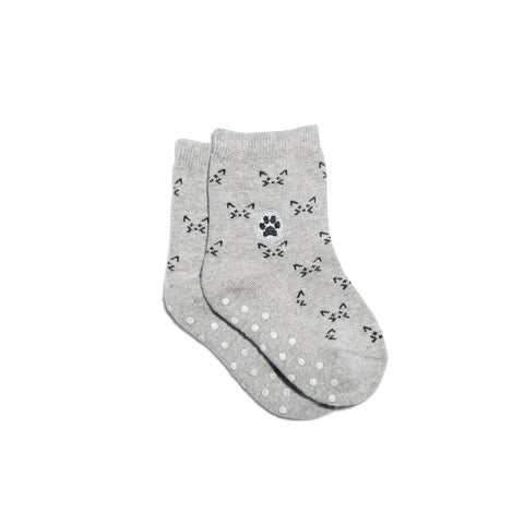 Kids Socks that Save Cats | Grey Kitties