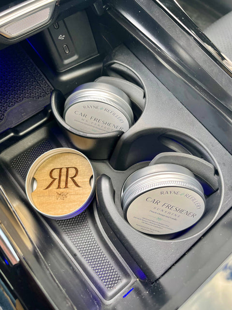 Essential Oil & Wood Refillable Car Freshener