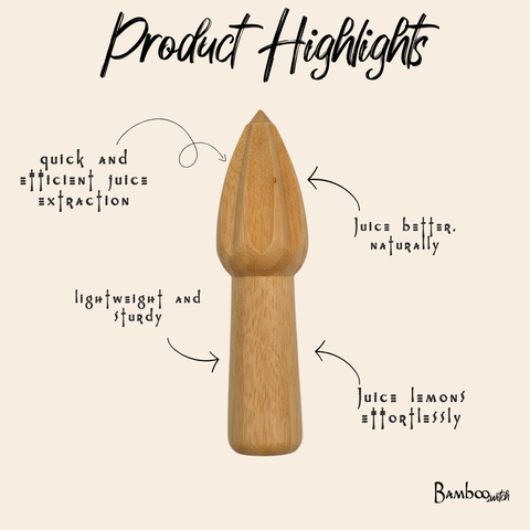 Bamboo Lemon Juicer Drill | Earth Day Bestseller