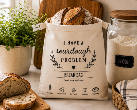 Beeswax-Lined Bread Bag | I Have a Sourdough Problem
