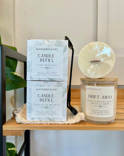 Candle REFILL #1 - Eco-Friendly - Multiple Scents