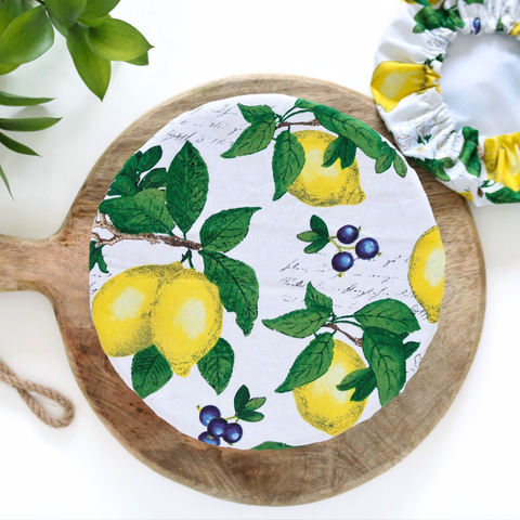 Reusable 100% Cotton Bowl and Plate Cover | Sorrento Lemons