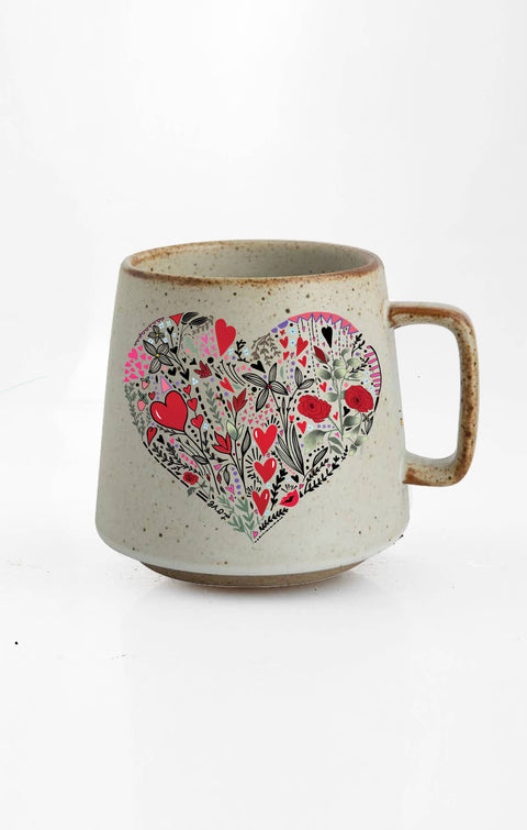 Heart Explosion Ceramic Mug