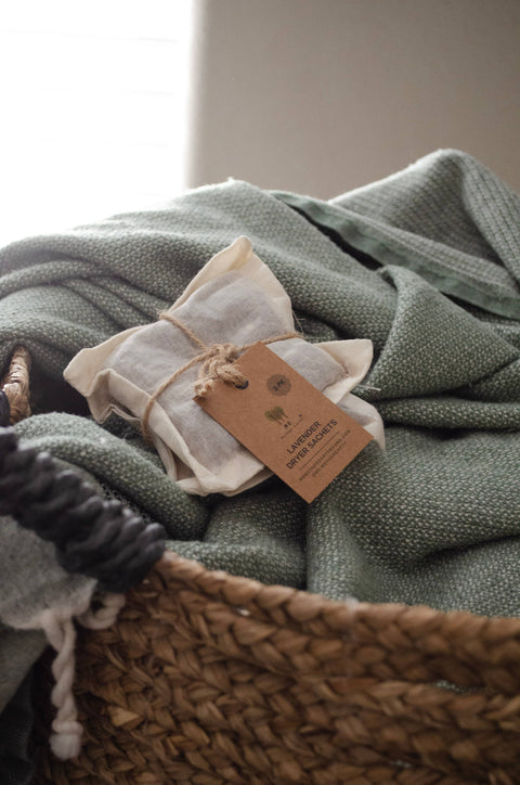 Vegan Compostable Lavender Dryer Sachets | 2-Pack