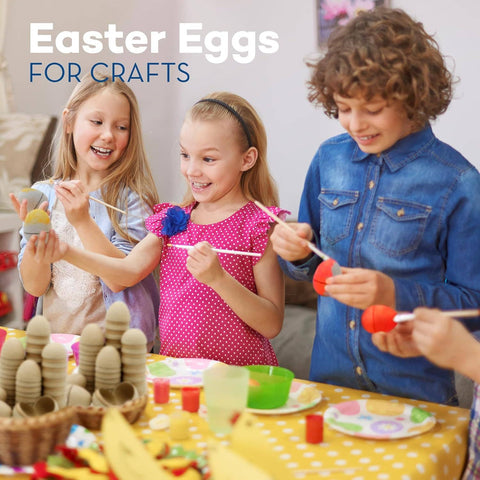 Single Paper Mache Easter Eggs – Paintable & Fillable for Easter Crafts