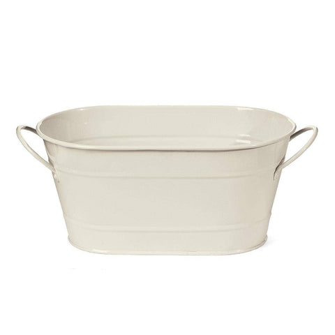 Cream Tin Tub
