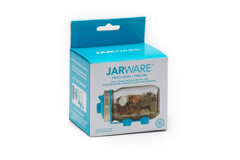 Jarware Piggy Bank Lid for Regular Mouth Mason Jar