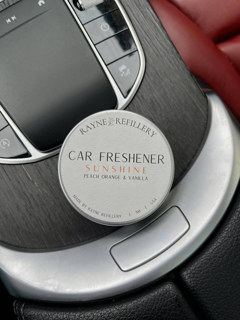 Essential Oil & Wood Refillable Car Freshener