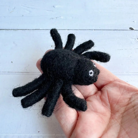 Black Felt Spider 