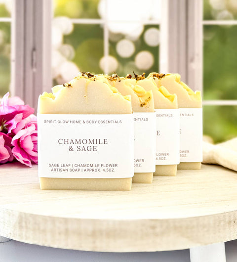 Chamomile & Sage - Handcrafted Artisan Soap Bar