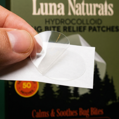 Hydrocolloid Bug Bite Relief Patches | 50 Transparent Patches