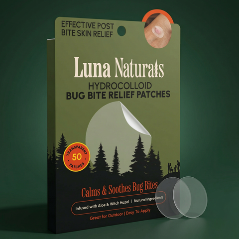 Hydrocolloid Bug Bite Relief Patches | 50 Transparent Patches