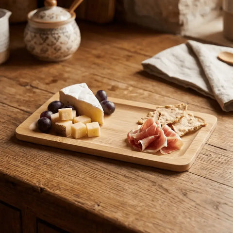 Bamboo Snack Plates | 4 Piece Set