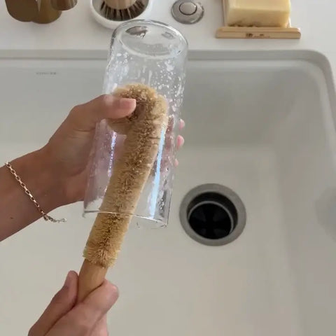 Coconut Bottle Cleaning Brush