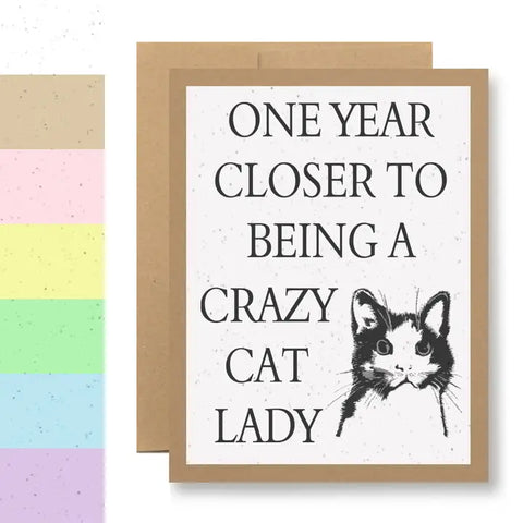 Plantable Greeting Card -  One Year Closer...