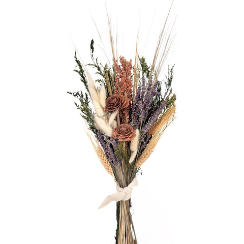 Lavender & Grains Rustic Bouquet #53