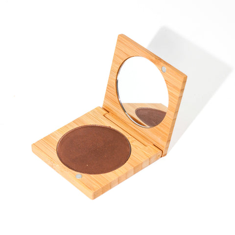 Non Toxic Sustainable Cream Bronzer in Bamboo Compact