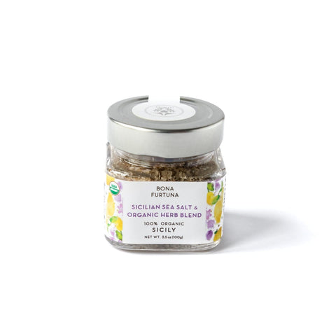 Sicilian Sea Salt and Organic Herb Blend