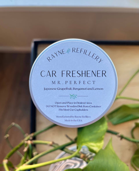 Essential Oil & Wood Refillable Car Freshener