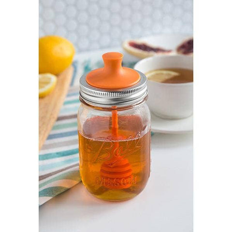 Honey Dipper Mason Jar Lid | Regular Mouth