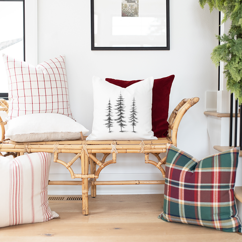 Tree Trio Pillow Cover