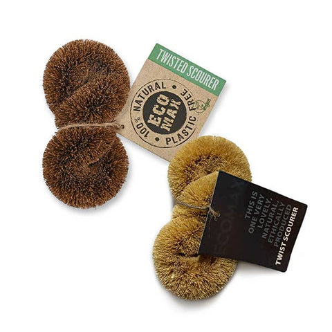 Twisted Scourer - 100% Natural Coconut Fiber
