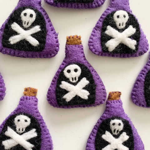 Felt Purple Witch Potion